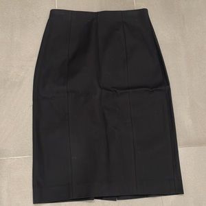 Banana republic black pencil skirt